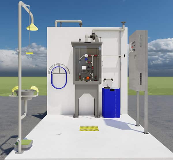 HFA Fluoride Dosing System using Fluorosilicic Acid