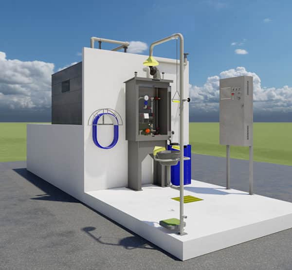 Water Fluoridation HFA Fluoride Dosing System using Fluorosilicic Acid