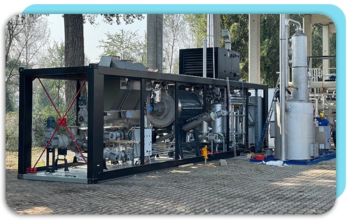 Pyrolysis System Biosolids Management